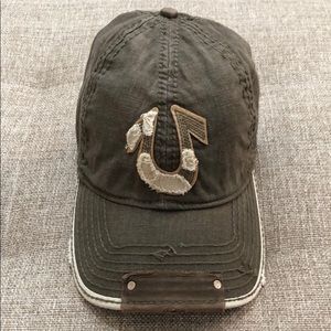 True religion men’s hat cap vintage olive logo NWT